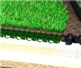 эко газонная решетка - модель 1