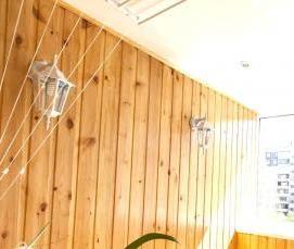 эконом-отделка балкона - вариант 4