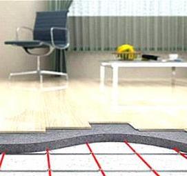 электрический пол под наливной пол - модель 2