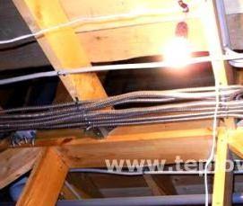 электромонтажные работы в загородном доме - вариант 2