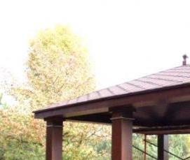 элитные беседки с барбекю - вариант 3