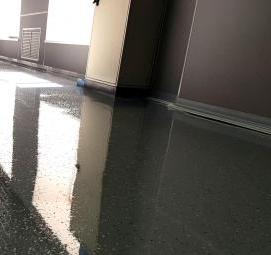 эпоксидный наливной пол под бетон - модель 1