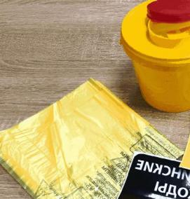 Емкость для сбора колюще режущих медицинских отходов - модель 1