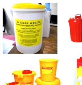 Емкость для сбора колюще режущих медицинских отходов - модель 3