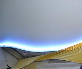 Европейские натяжные потолки - модель 1