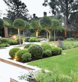 Европейский ландшафтный дизайн - вариант 3