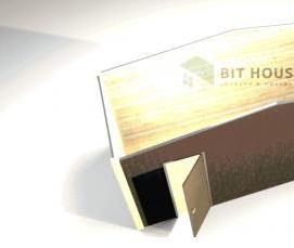 Евровагонка 5 метров - тип 1