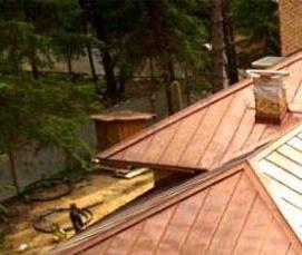 фальцевая кровля из меди - тип 4