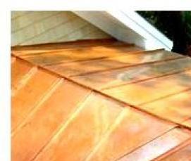 фальцевая кровля из меди - тип 3