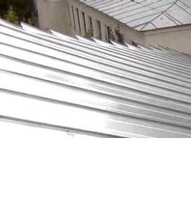 фальцевая кровля из оцинкованной стали - вариант 2