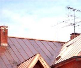 фальцевая кровля оцинкованная - вариант 1