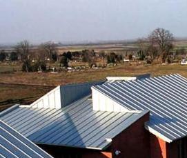 фальцевая кровля оцинкованная - вариант 2