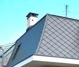 фальцевая кровля ромбом - тип 4