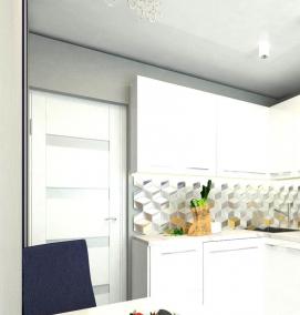 фартук для белой кухни - тип 4