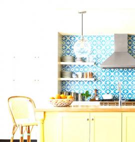 фартук для красной кухни - тип 1