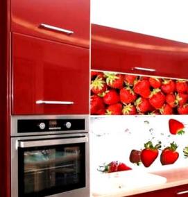 фартук для красной кухни - тип 3