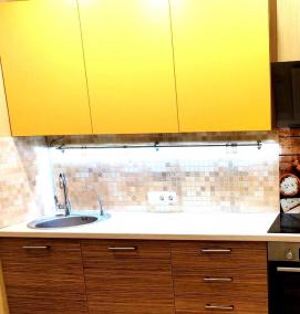 фартук для кухни из абс пластика - модель 2