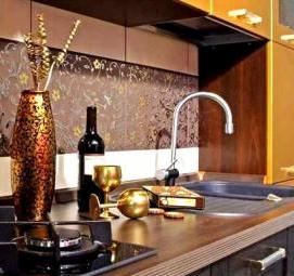 фартук для кухни из керамогранита 60х60 - тип 2