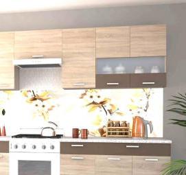 фартук для кухни: листья - тип 4