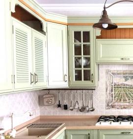 фартук для кухни под плитку - модель 1