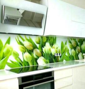 фартук для кухни: ромашки - модель 2