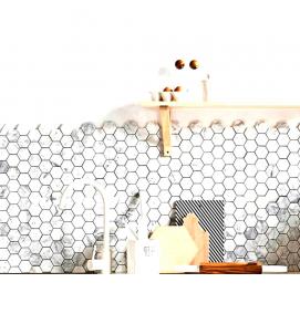 фартук для кухни: соты - вариант 4