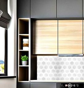 фартук для кухни: соты - вариант 2