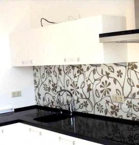 фартук на кухню из пластика с фотопечатью - тип 1