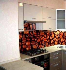 фартук на кухню из пластика с фотопечатью - тип 4