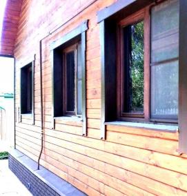 фасадная имитация бруса - модель 4