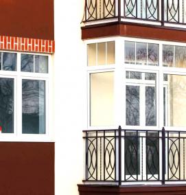 фасадная отделка балкона - тип 3