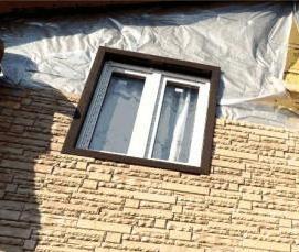 фасадная панель - камень пражский - модель 1