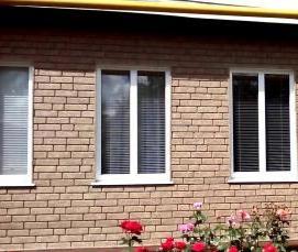 фасадная панель - кирпич красный - тип 1