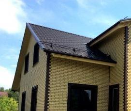 фасадная панель - кирпич желтый - тип 2