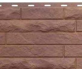 фасадная панель - состаренный кирпич - модель 2