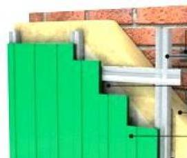 фасадная панель с покрытием полиэстер - вариант 3