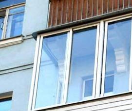 фасадное остекление вторым контуром - модель 2