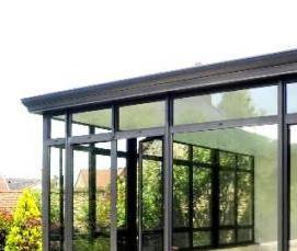 фасадные алюминиевые окна - модель 4