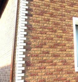 фасадные панели - кирпич бежевый - тип 3