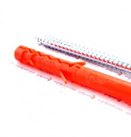 фасадный дюбель с шурупом - модель 3