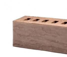 фасадный кирпич коричневый - тип 1