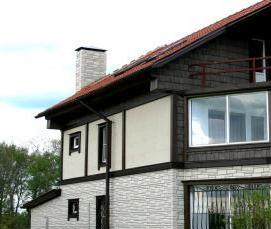 фасадный профиль для дома - модель 4