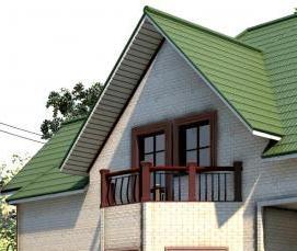 фасадный профиль для дома - модель 3