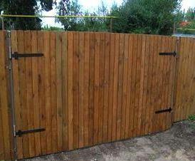 фасадный  с воротами - тип 1