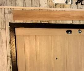 фигурные наличники на двери - вариант 3