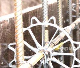 фиксатор арматуры звездочка 40 мм - вариант 1