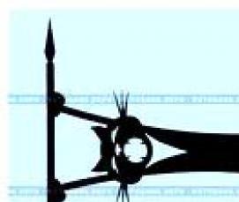 флюгер кот - тип 1