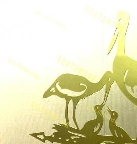 флюгер на крышу аисты - тип 2