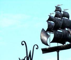 флюгер с силой ветра - модель 1