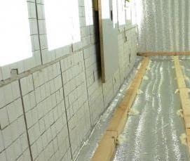 фольгированный утеплитель для пола - модель 3